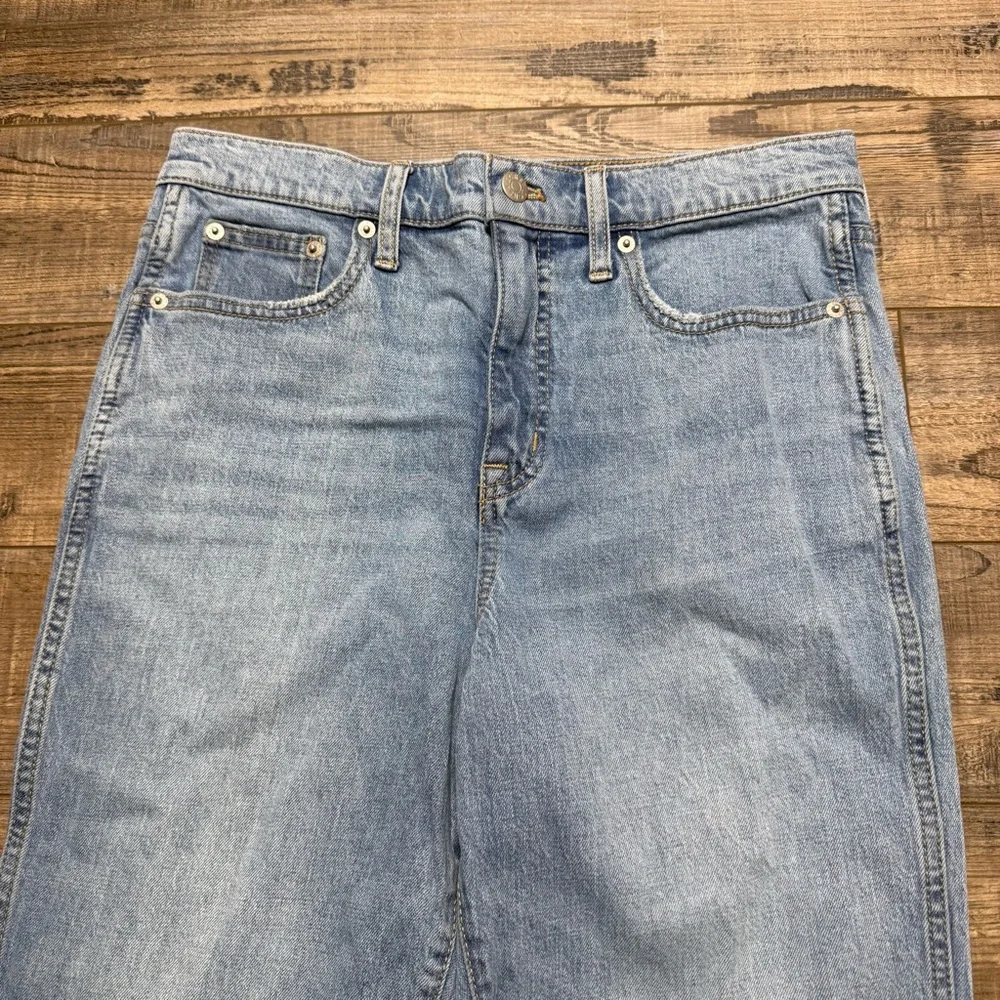 J. Crew High Rise Classic Vintage Light Blue Denim Jeans - Picture 2 of 12